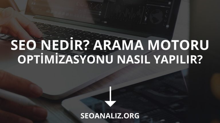 Seo ve Arama Motoru Optimizasyonu Nasıl Yapılır?